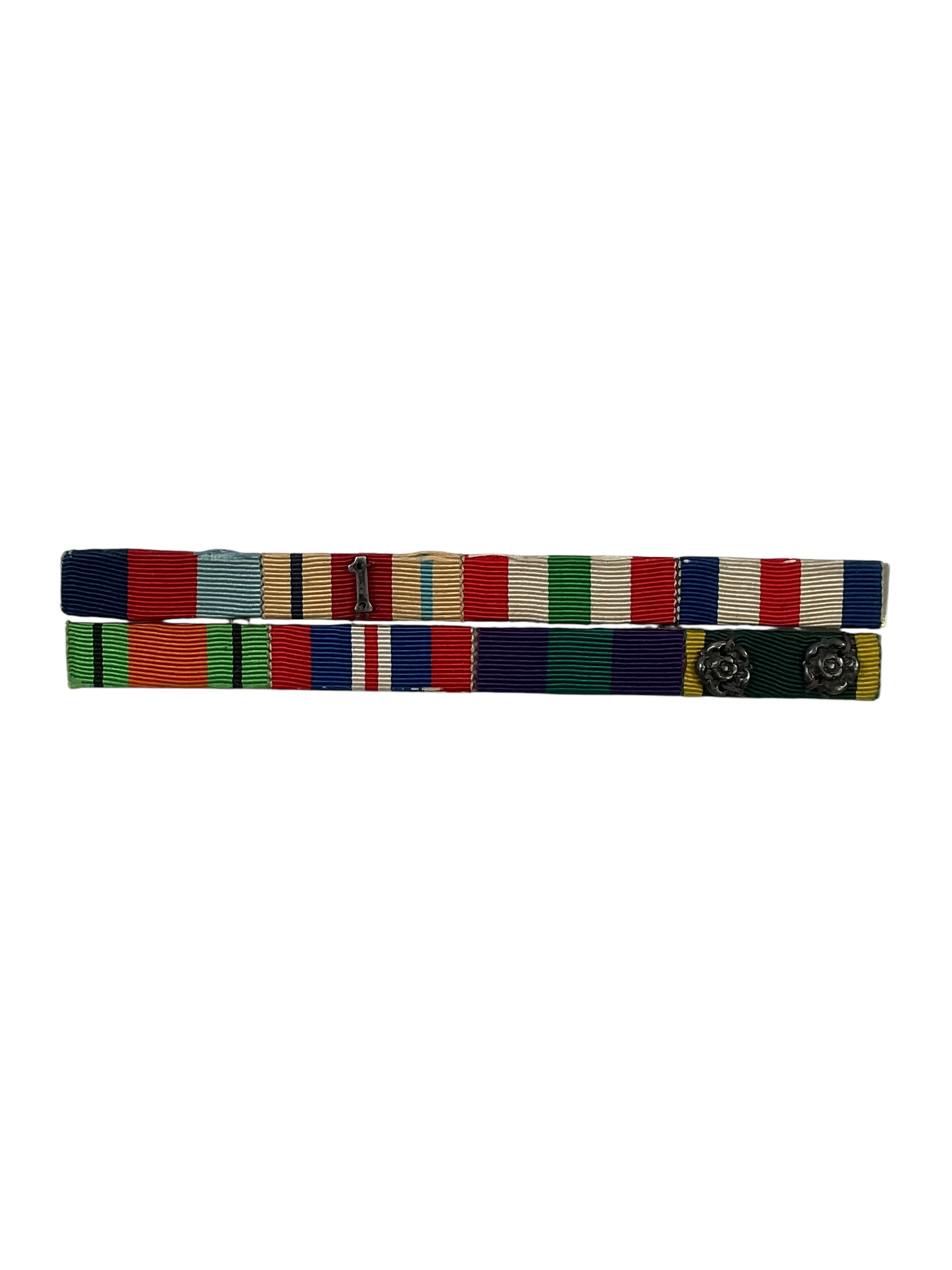 WW2 British 8 Place Medal Ribbon Bar WW2 British 8 Place Medal Ribbon Bar