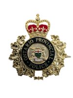 Canadian Ontario Provincial Police OPP Metal Cap Badge Canadian Ontario Provincial Police OPP Metal Cap Badge