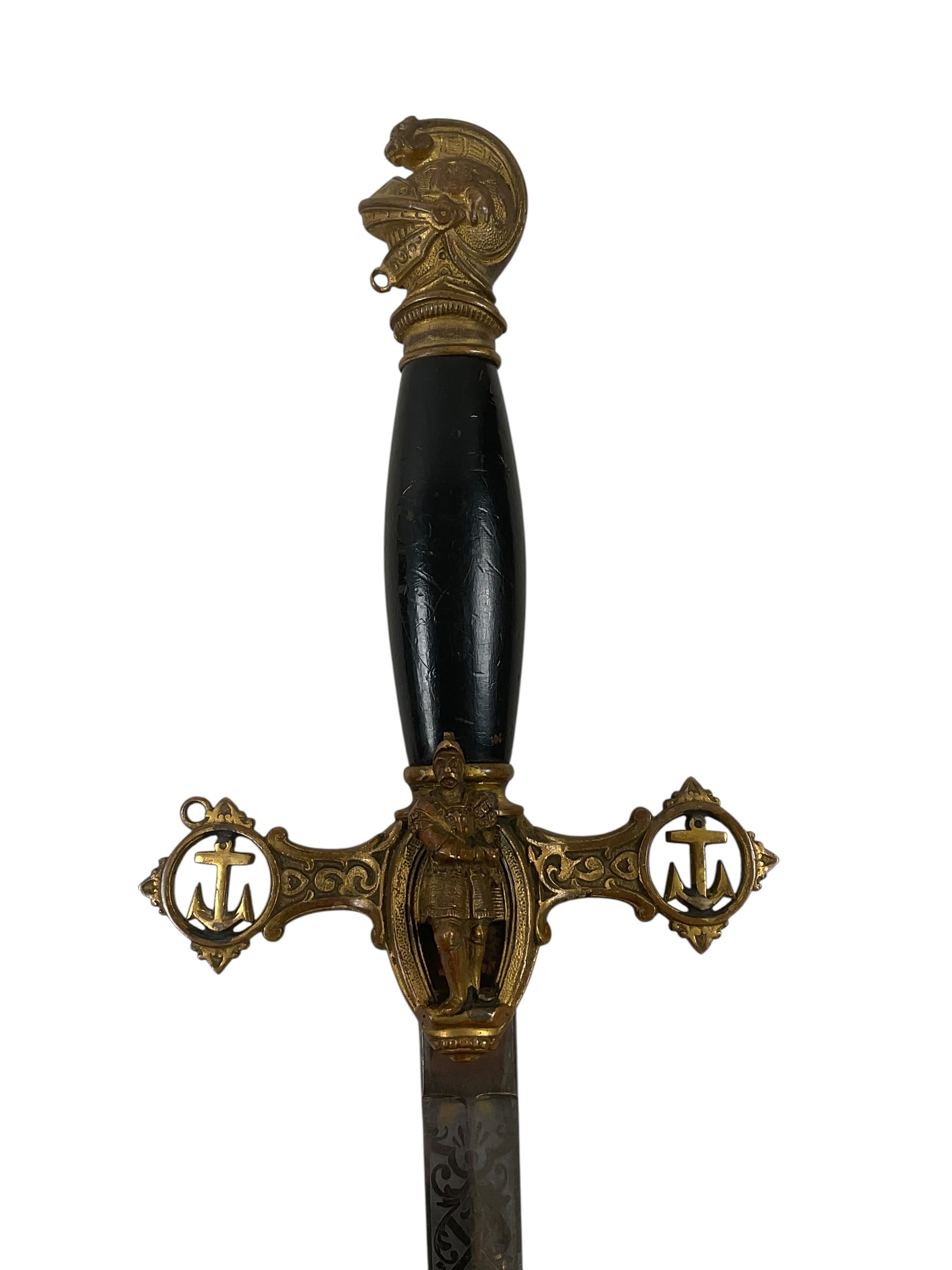 US Masonic Ancient Order of United Workmen Sword With Scabbard US Masonic Ancient Order of United Workmen Sword With Scabbard