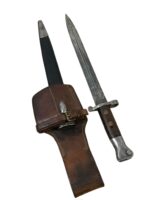 Canadian Lee Metford Bayonet With Scabbard and Frog