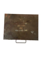 WW2 British First Aid Box For Tanks and Armoured Cars Dated 1943 EMPTY WW2 British First Aid Box For Tanks and Armoured Cars Dated 1943 EMPTY