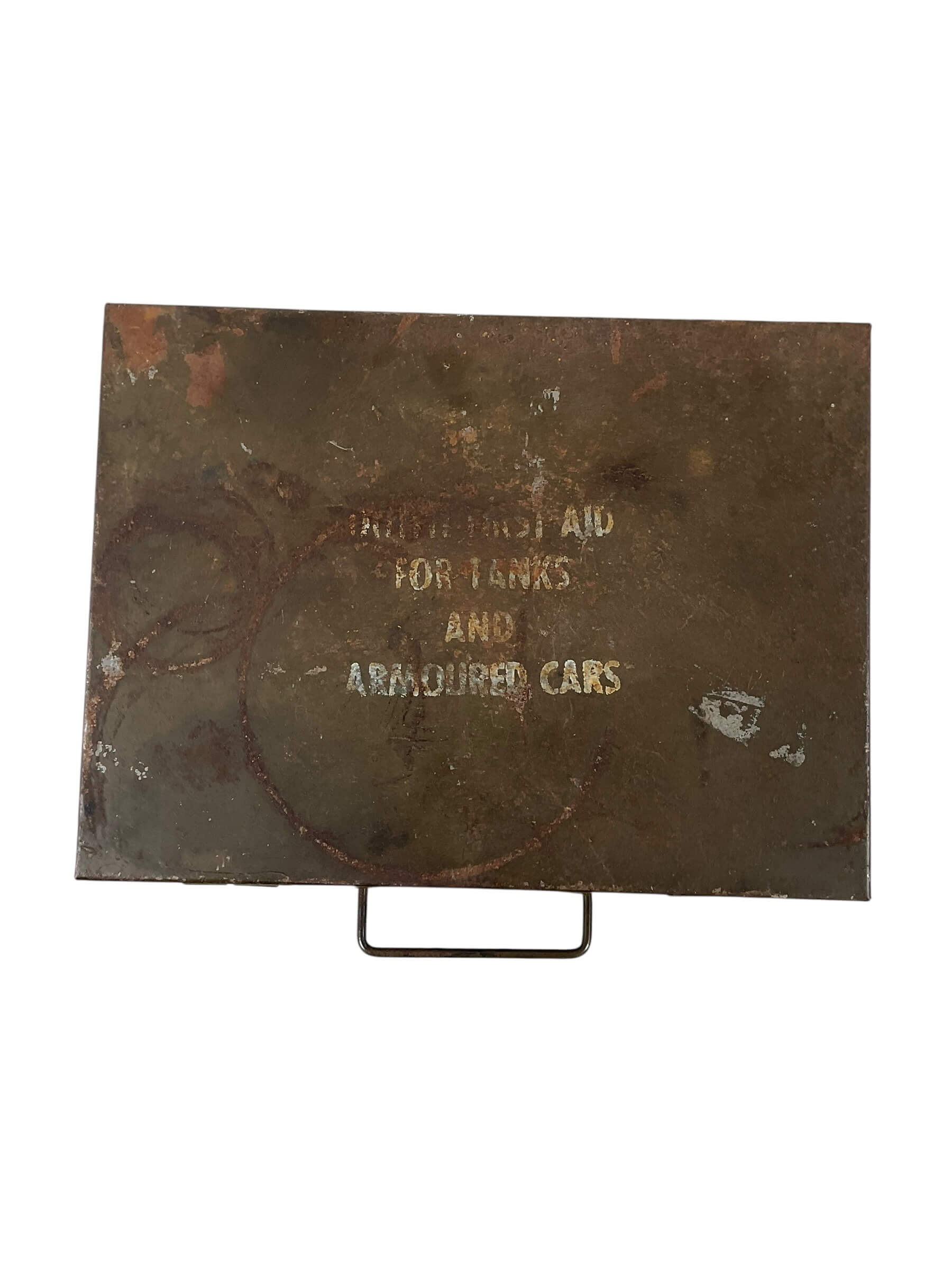 WW2 British First Aid Box For Tanks and Armoured Cars Dated 1943 EMPTY WW2 British First Aid Box For Tanks and Armoured Cars Dated 1943 EMPTY