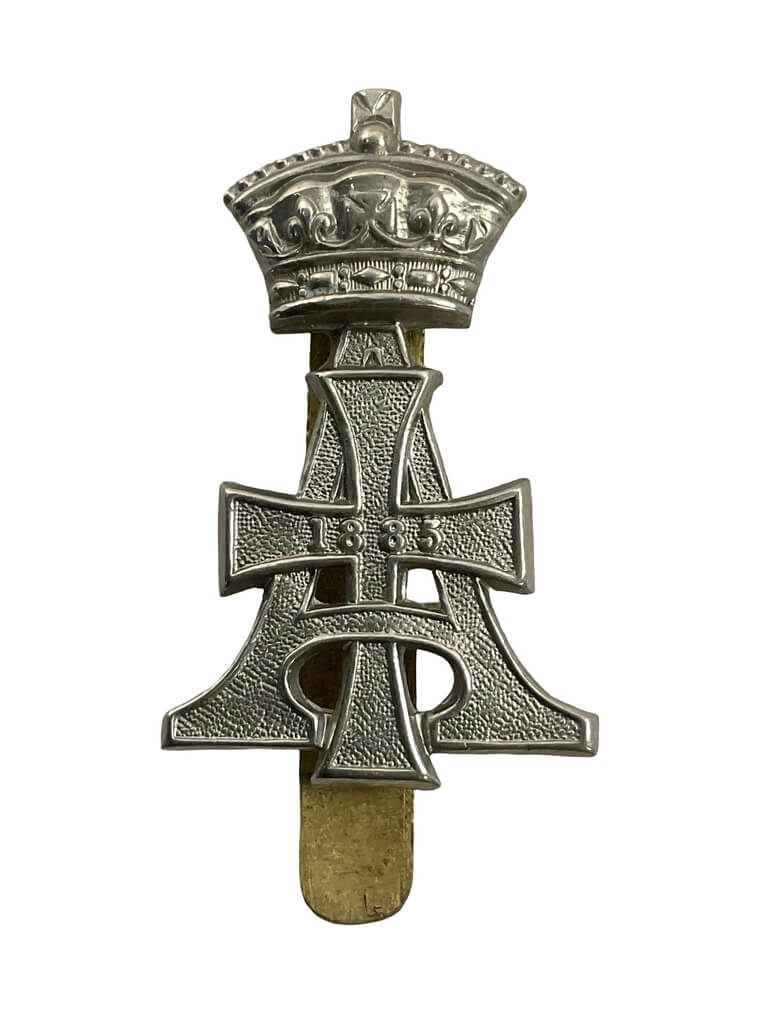 WW2 British 19th Royal Hussars Queen Alexandra's Own Cap Badge WW2 British 19th Royal Hussars Queen Alexandra's Own Cap Badge