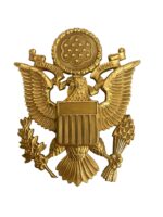 WW2 US Army Officer's Cap Badge 120th 10K Gold Filled WW2 US Army Officer's Cap Badge 120th 10K Gold Filled