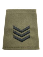 Canadian Ontario Provincial Police OPP Tactical Response Unit Sergeant OD Green Slip-On Rank Insignia Single