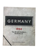 WW2 British Germany 1944 The British Soldier's Pocketbook Used Hardcover Reference Book