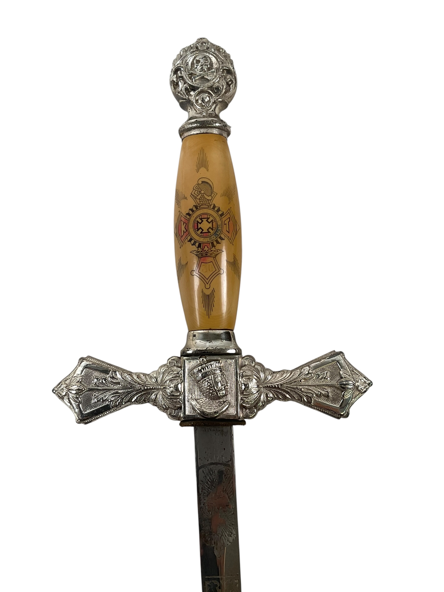 Masonic Knights Templar Sword With Scabbard Masonic Knights Templar Sword With Scabbard