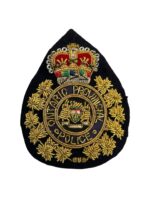Canadian Ontario Provincial Police OPP Officer's Bullion Wire Cap Badge Canadian Ontario Provincial Police OPP Officer's Bullion Wire Cap Badge