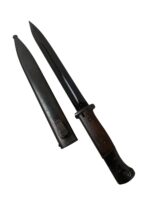 WW2 German K98 Bayonet and Scabbard Waffen Marked Maker Gebr Heller Dated 1939 WW2 German K98 Bayonet and Scabbard Waffen Marked Maker Gebr Heller Dated 1939