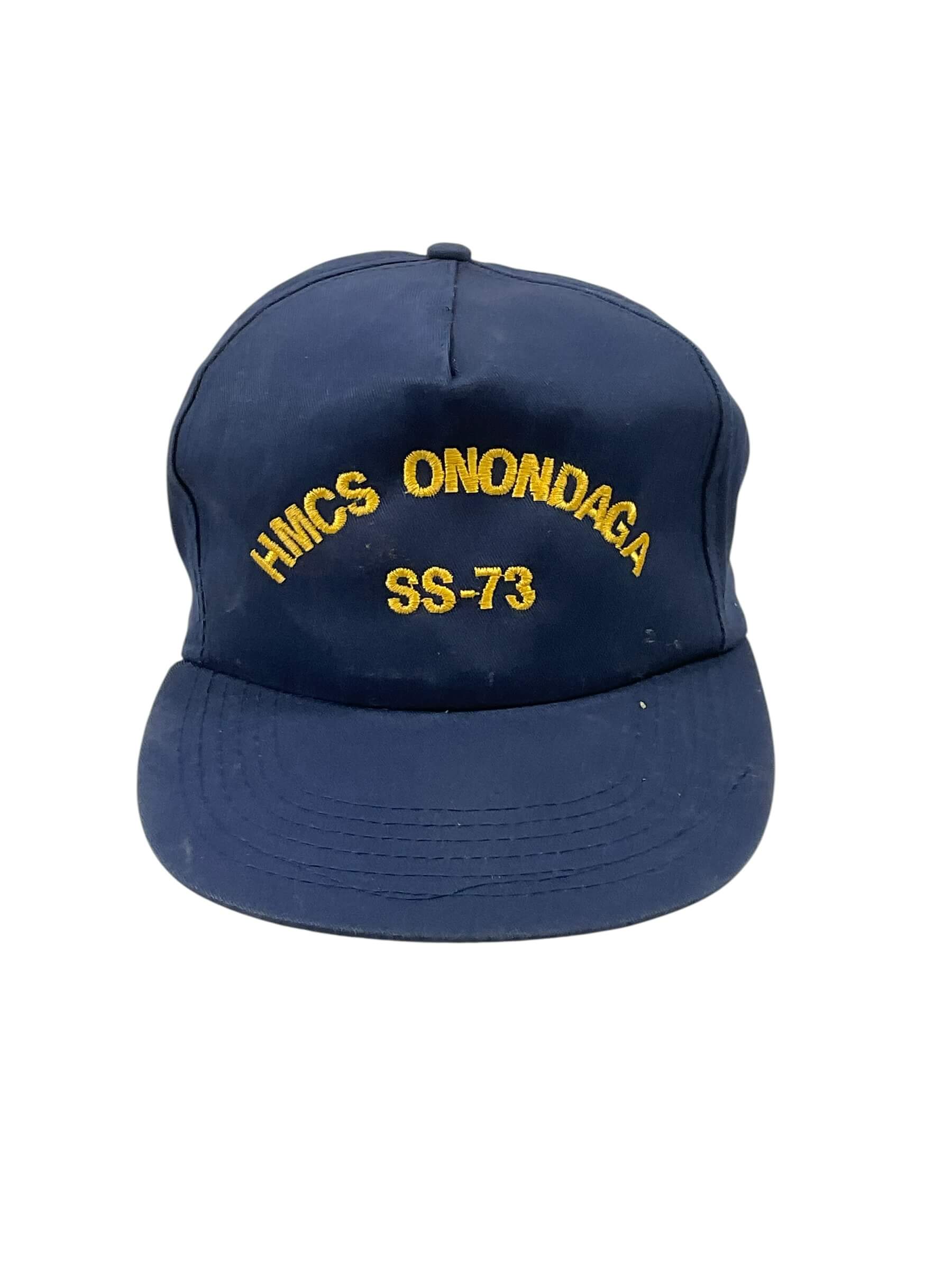 Canadian RCN Navy HMCS Onondaga SS-73 Baseball Cap Hat Canadian RCN Navy HMCS Onondaga SS-73 Baseball Cap Hat