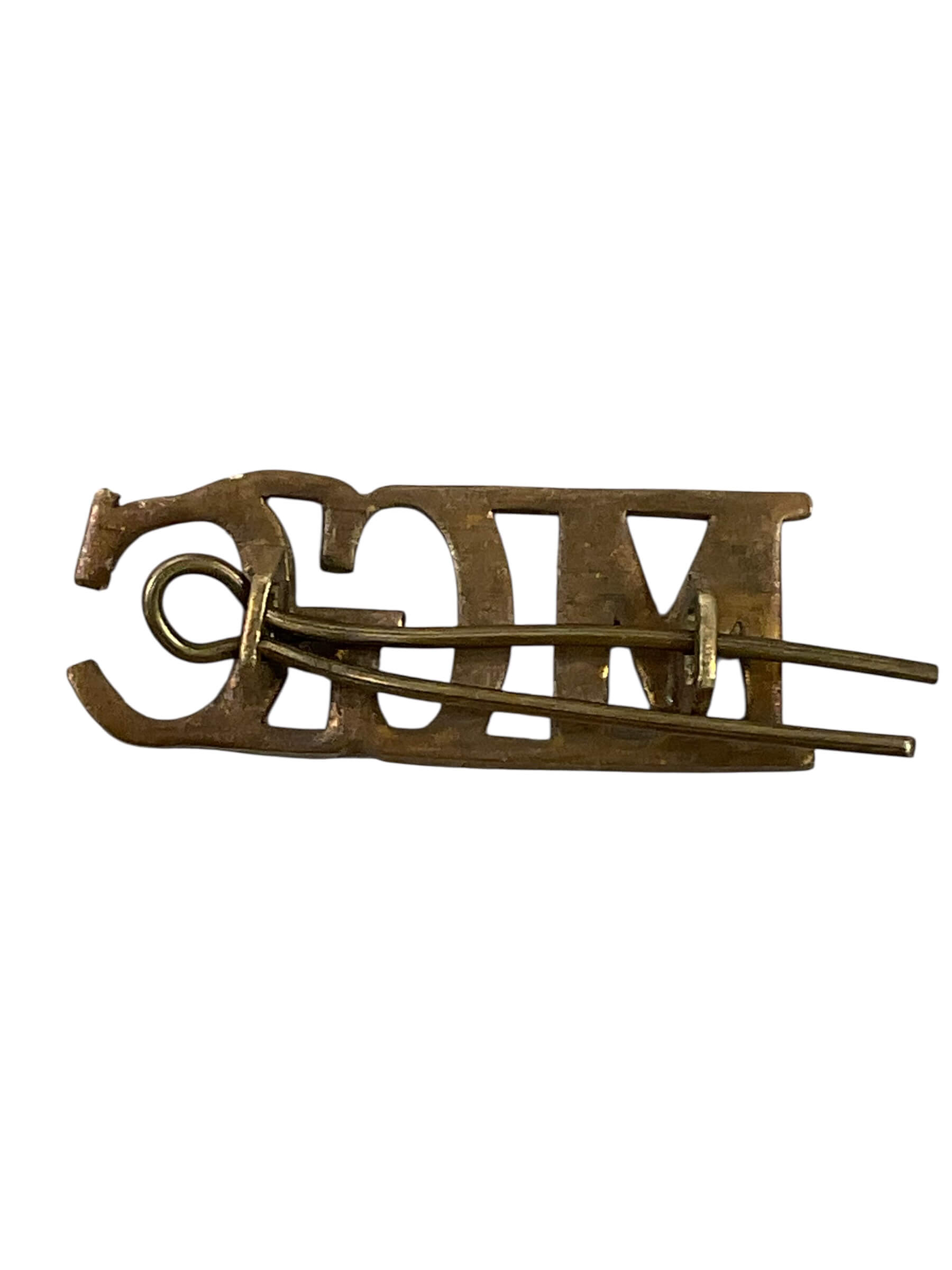 WW1 British BEF Machine Gun Corps Shoulder Title Insignia Single WW1 British BEF Machine Gun Corps Shoulder Title Insignia Single