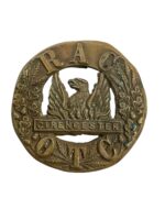 WW2 British Royal Armoured Corps Cirencester Officers' Training Corps Cap Badge WW2 British Royal Armoured Corps Cirencester Officers' Training Corps Cap Badge