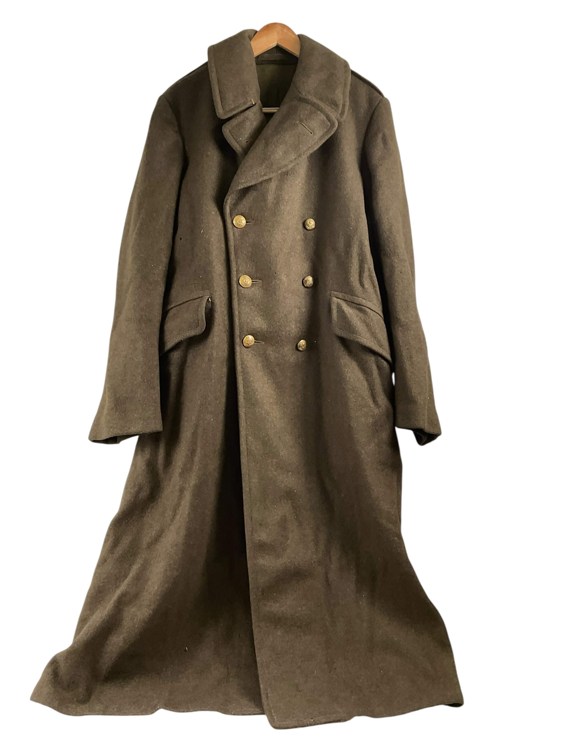 WW2 Canadian Artillery Greatcoat Dated 1942 Size 11 WW2 Canadian Artillery Greatcoat Dated 1942 Size 11