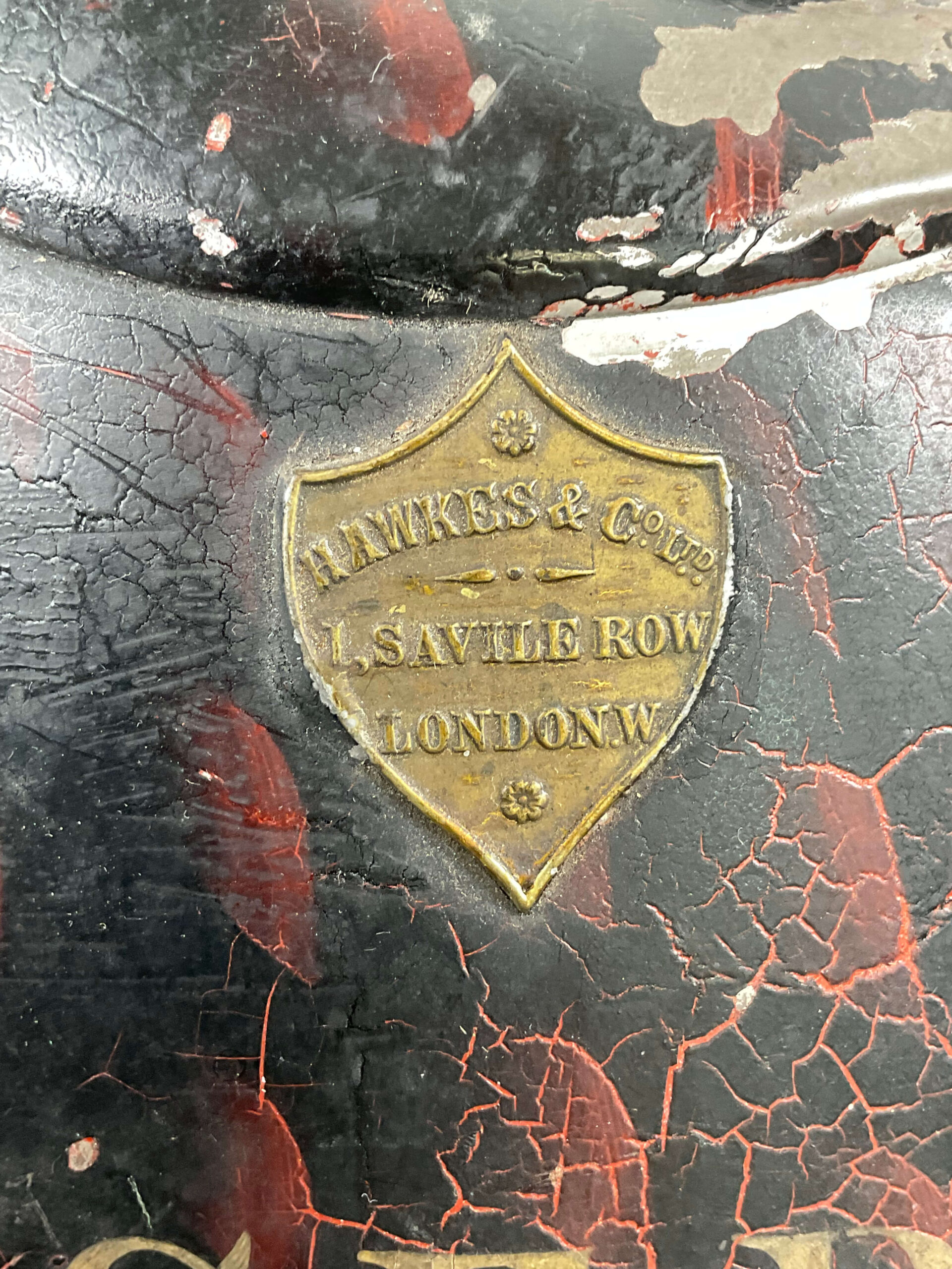 WW2 Canadian RCAF Japaned Pith Helmet Tin Named AVM G.E. Brookes WW2 Canadian RCAF Japaned Pith Helmet Tin Named AVM G.E. Brookes