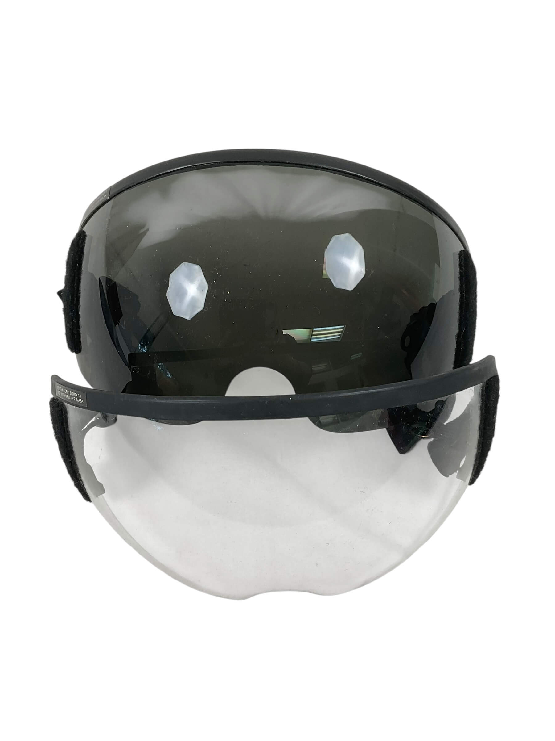 Canadian Forces RCAF Gentex 190A Fighter Pilot Helmet Flip-Up Visor With Cover Clear Tinted Canadian Forces RCAF Gentex 190A Fighter Pilot Helmet Flip-Up Visor With Cover Clear Tinted
