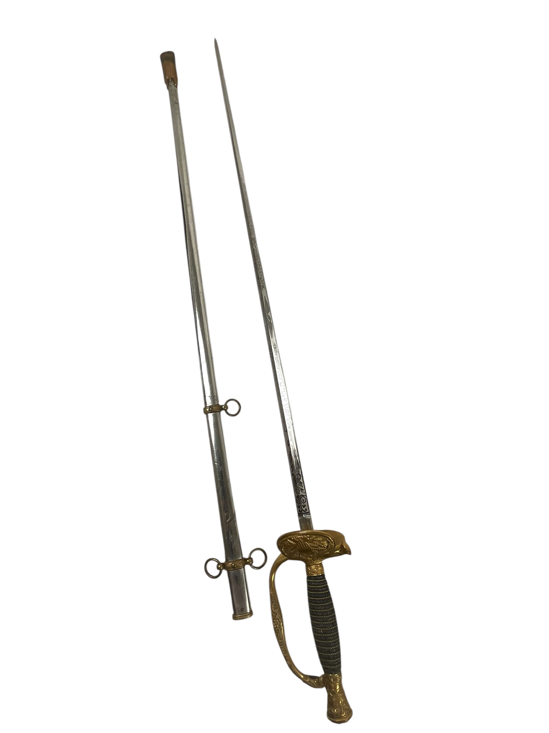 US 1860 Staff and Field Officer's Sword With Scabbard US 1860 Staff and Field Officer's Sword With Scabbard