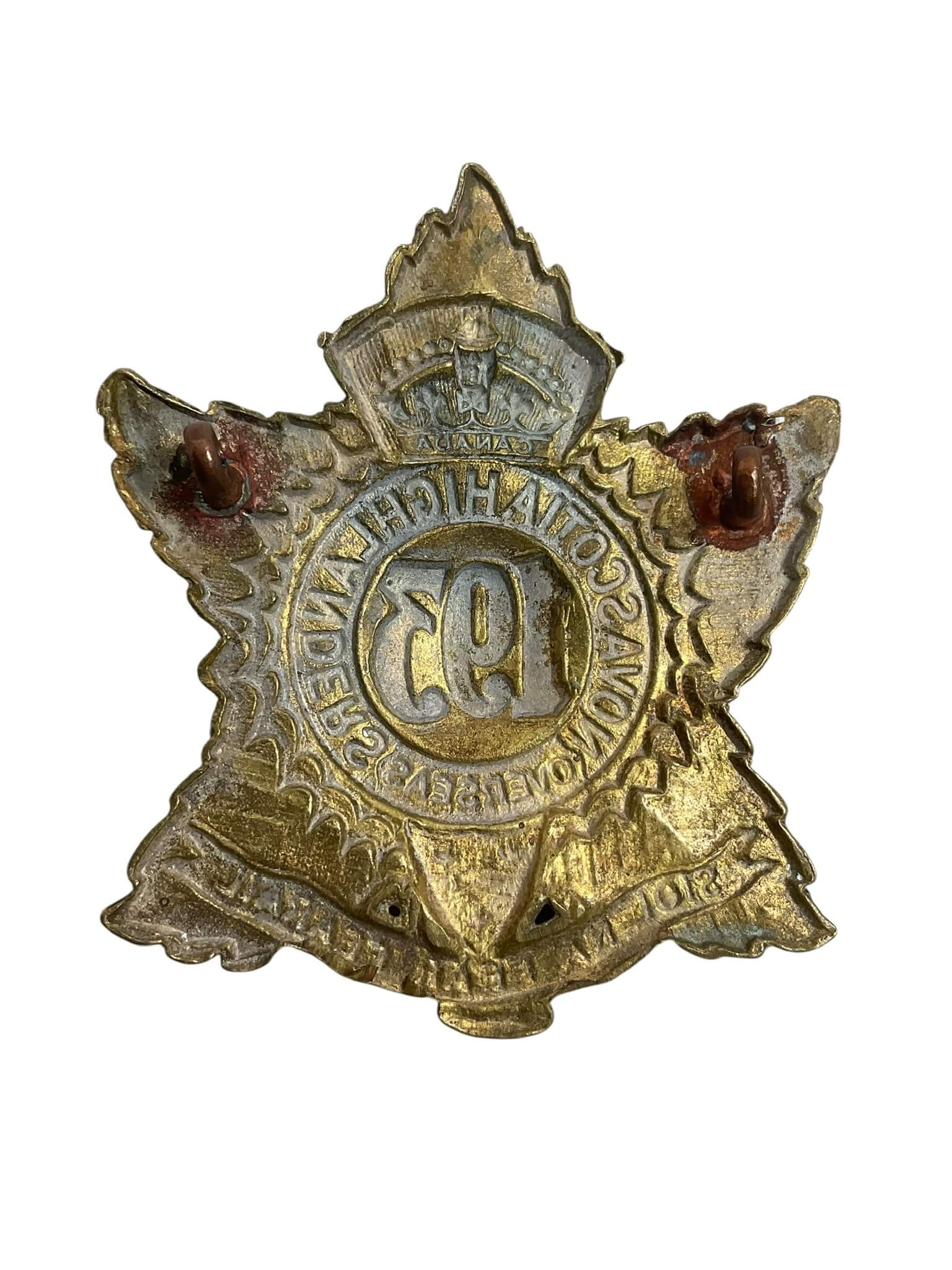 WW1 Canadian CEF 193rd Battalion Cap Badge WW1 Canadian CEF 193rd Battalion Cap Badge