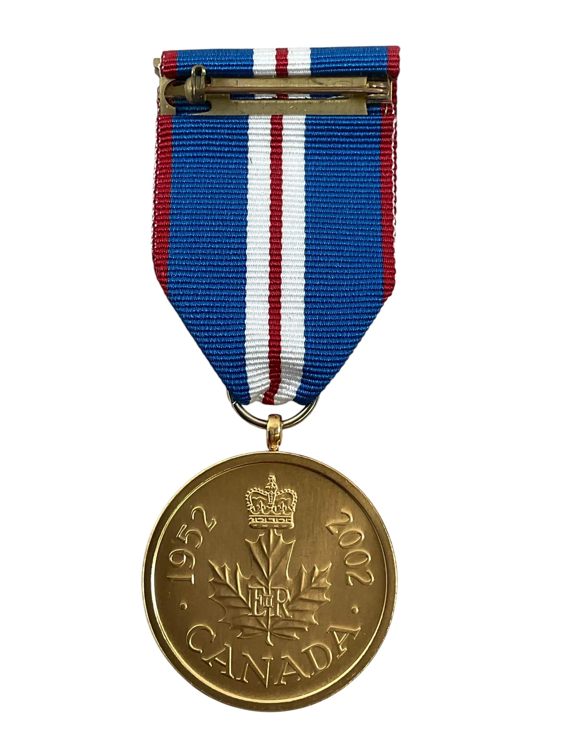 Canadian Queen Elizabeth the 2nd Golden Jubilee Medal Full Size Canadian Queen Elizabeth the 2nd Golden Jubilee Medal Full Size