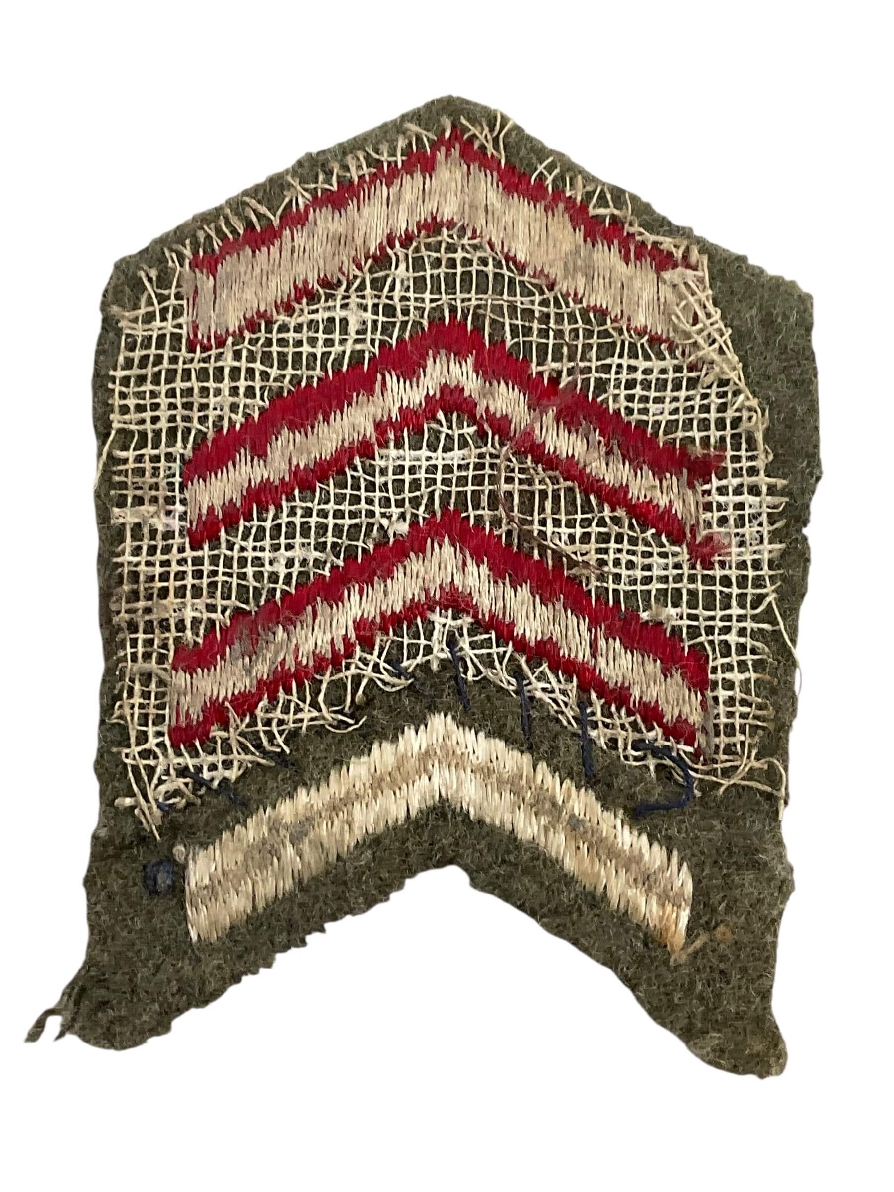 WW2 Canadian Army 4 Year Overseas Service Stripes WW2 Canadian Army 4 Year Overseas Service Stripes