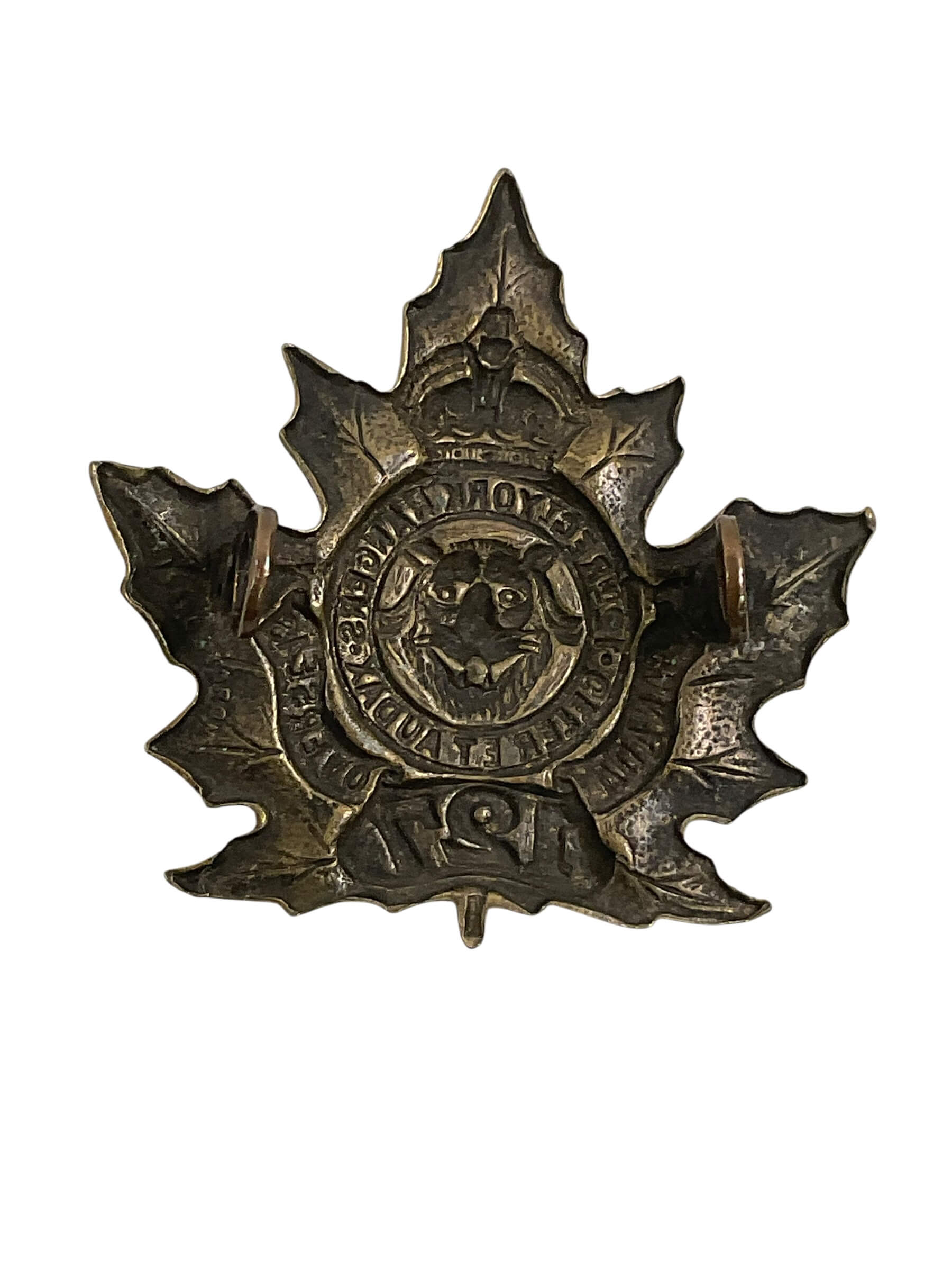 WW1 Canadian CEF 127th Battalion Cap Badge WW1 Canadian CEF 127th Battalion Cap Badge