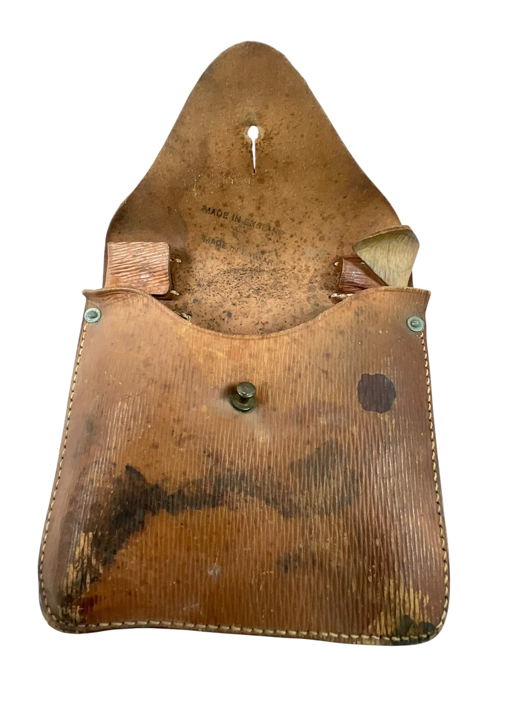WW2 British Collapsible Saw Dated 1944 In 1943 Dated Pouch WW2 British Collapsible Saw Dated 1944 In 1943 Dated Pouch