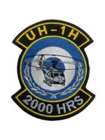 Greek Hellenic Army Aviation UH-1H 2000 Flight Hours Helicopter Patch Greek Hellenic Army Aviation UH-1H 2000 Flight Hours Helicopter Patch