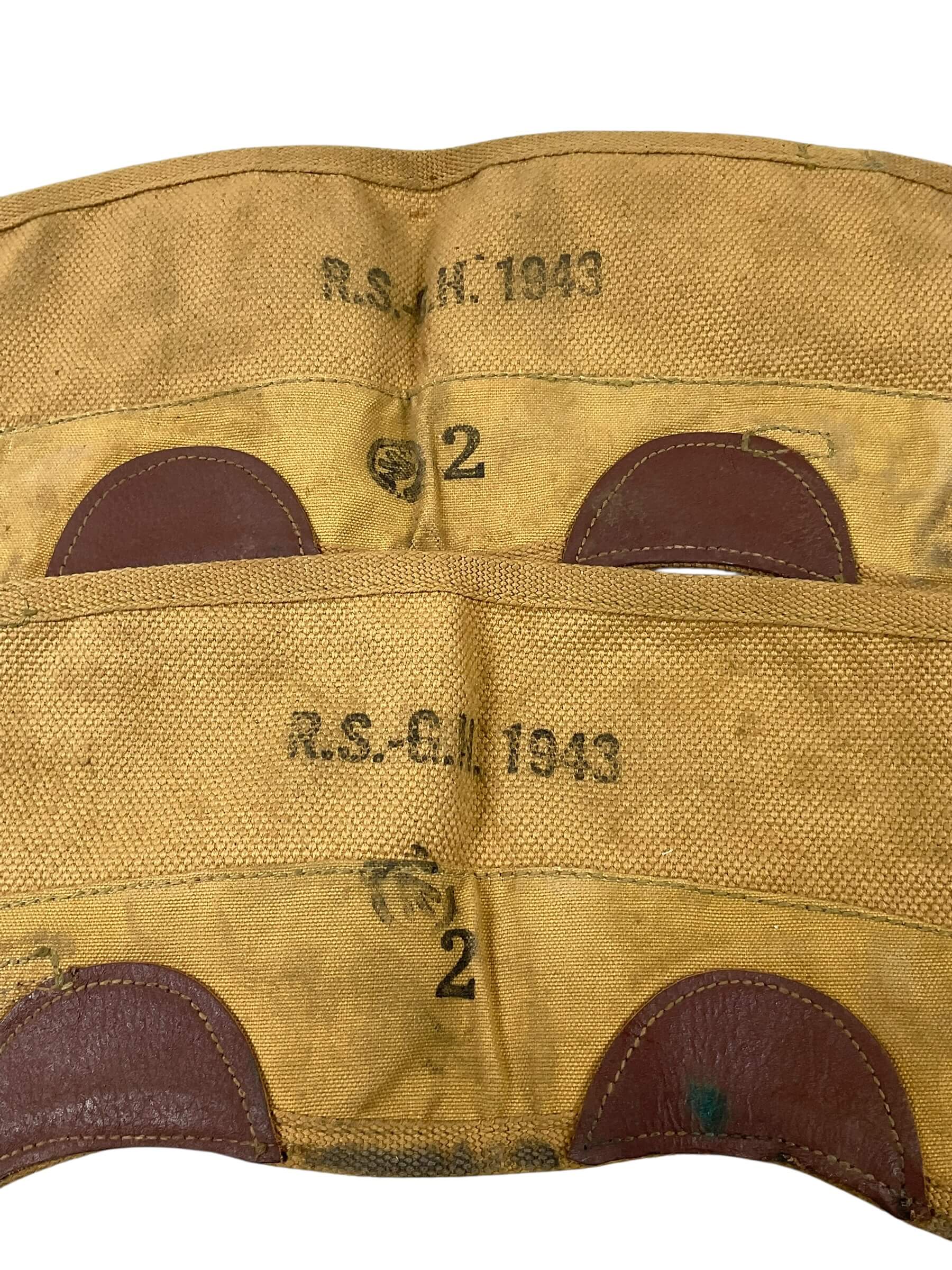WW2 Canadian Army Gaiters Dated 1943 Size 2 C Broad Arrowed WW2 Canadian Army Gaiters Dated 1943 Size 2 C Broad Arrowed