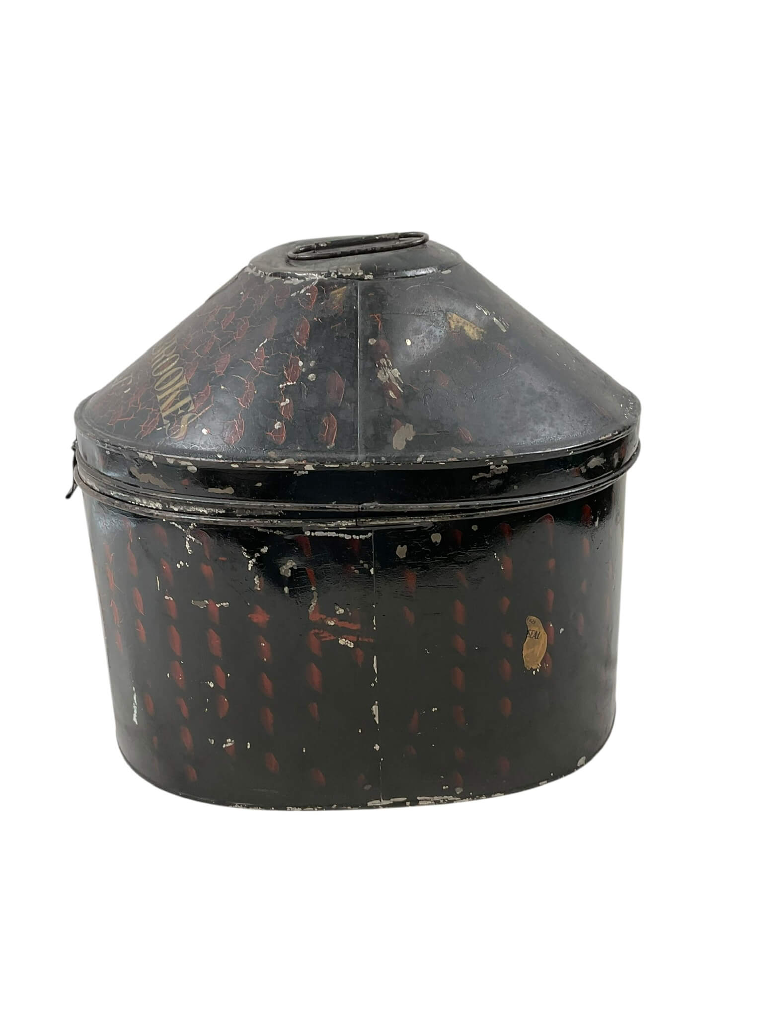 WW2 Canadian RCAF Japaned Pith Helmet Tin Named AVM G.E. Brookes WW2 Canadian RCAF Japaned Pith Helmet Tin Named AVM G.E. Brookes
