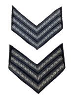 WW2 Canadian RCAF Sergeant’s Stripes Insignia Pair WW2 Canadian RCAF Sergeant’s Stripes Insignia Pair