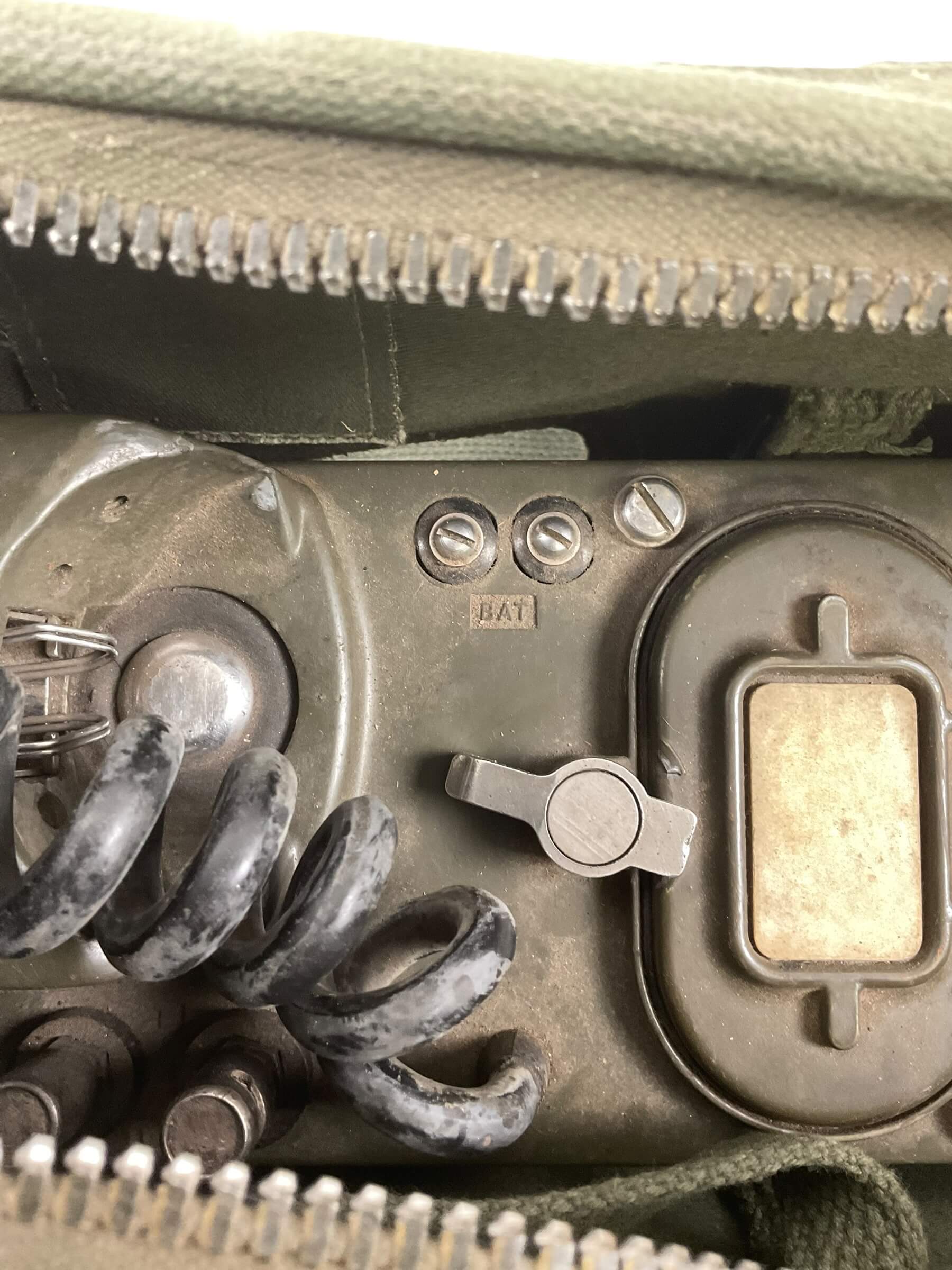 US Army Vietnam TA-312/PT Field Telephone Set In Transit Case US Army Vietnam TA-312/PT Field Telephone Set In Transit Case