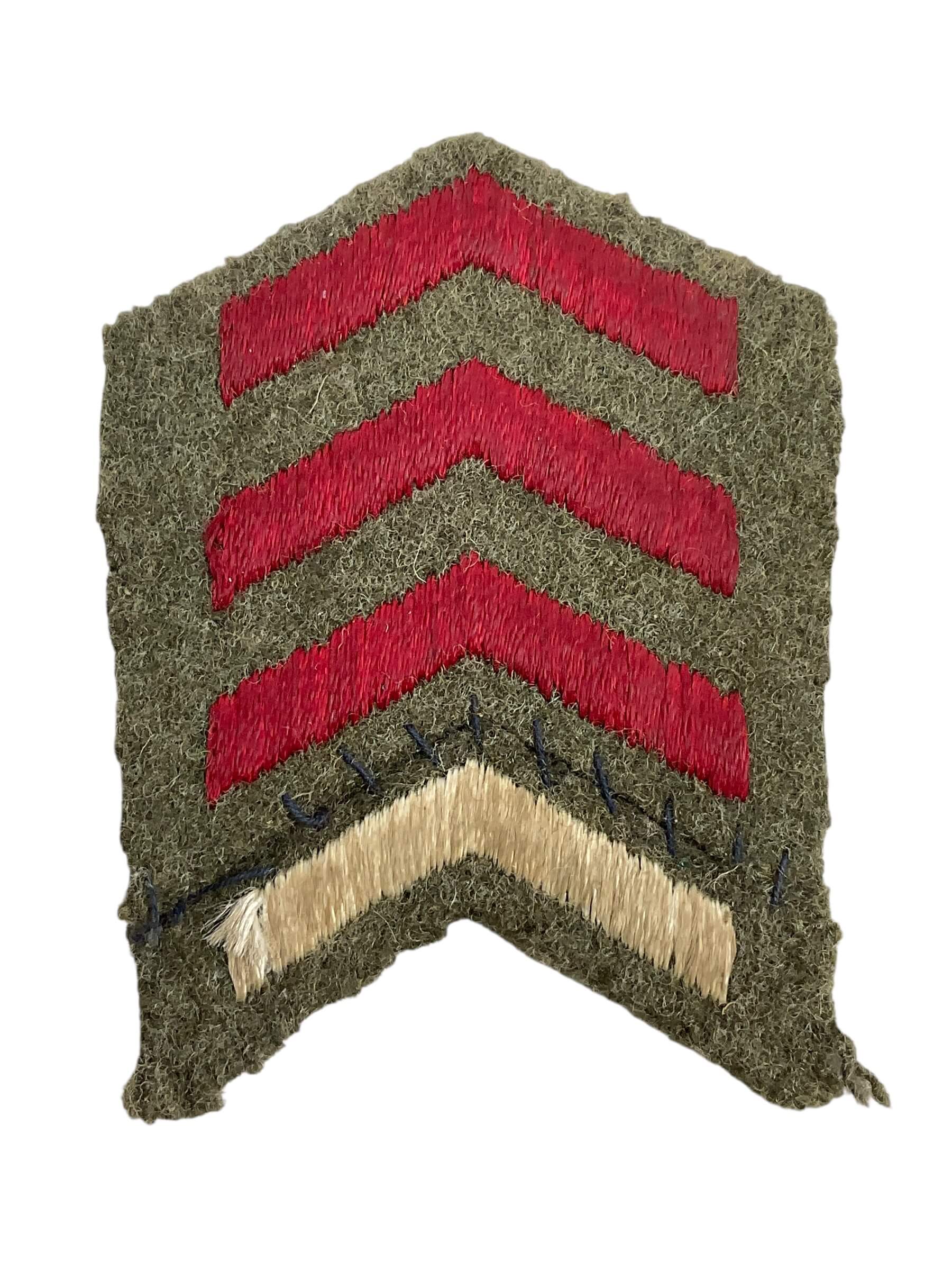WW2 Canadian Army 4 Year Overseas Service Stripes WW2 Canadian Army 4 Year Overseas Service Stripes