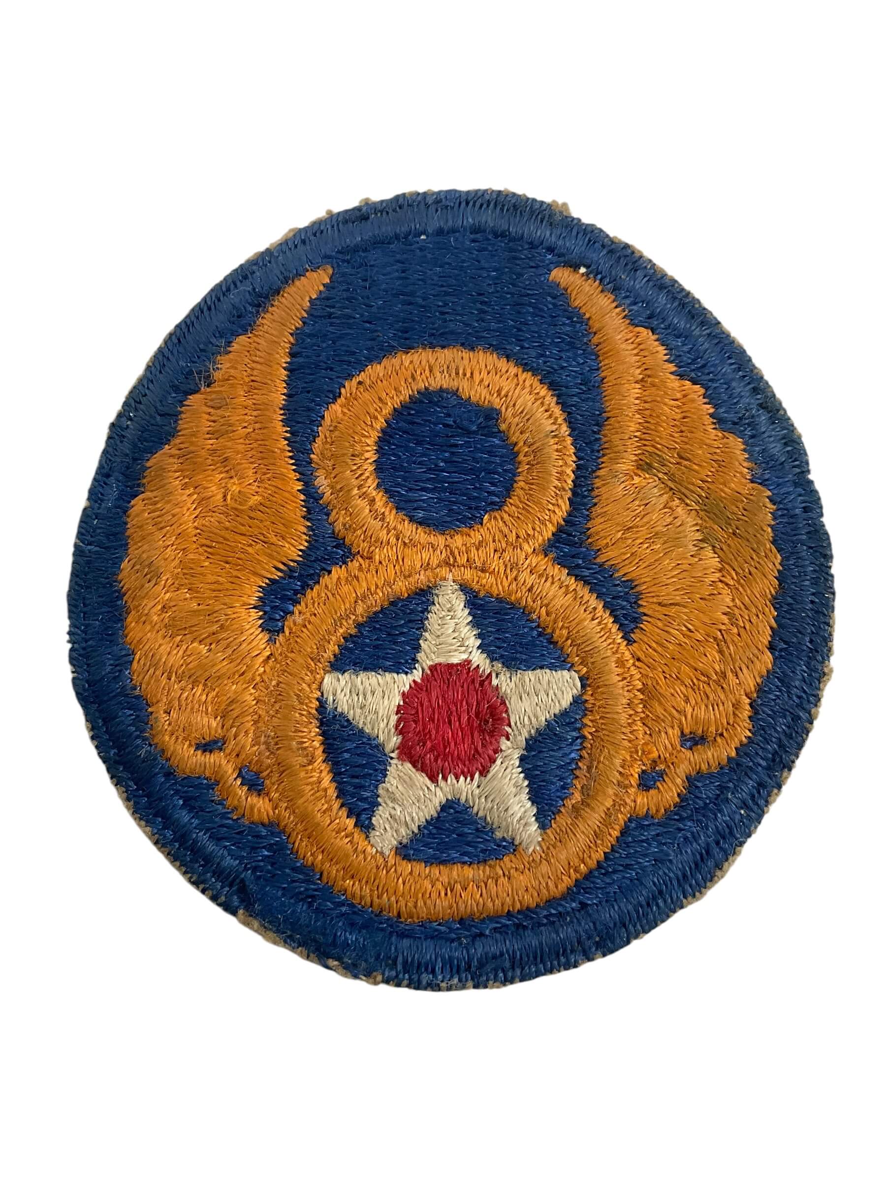 WW2 US USAAF 8th Air Force SSI Shoulder Sleeve Insignia WW2 US USAAF 8th Air Force SSI Shoulder Sleeve Insignia