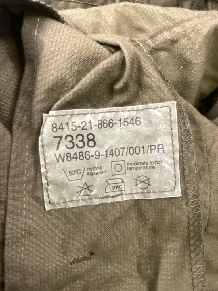 Canadian Forces OD Green Combat Shirt Size 7338 Canadian Forces OD Green Combat Shirt Size 7338