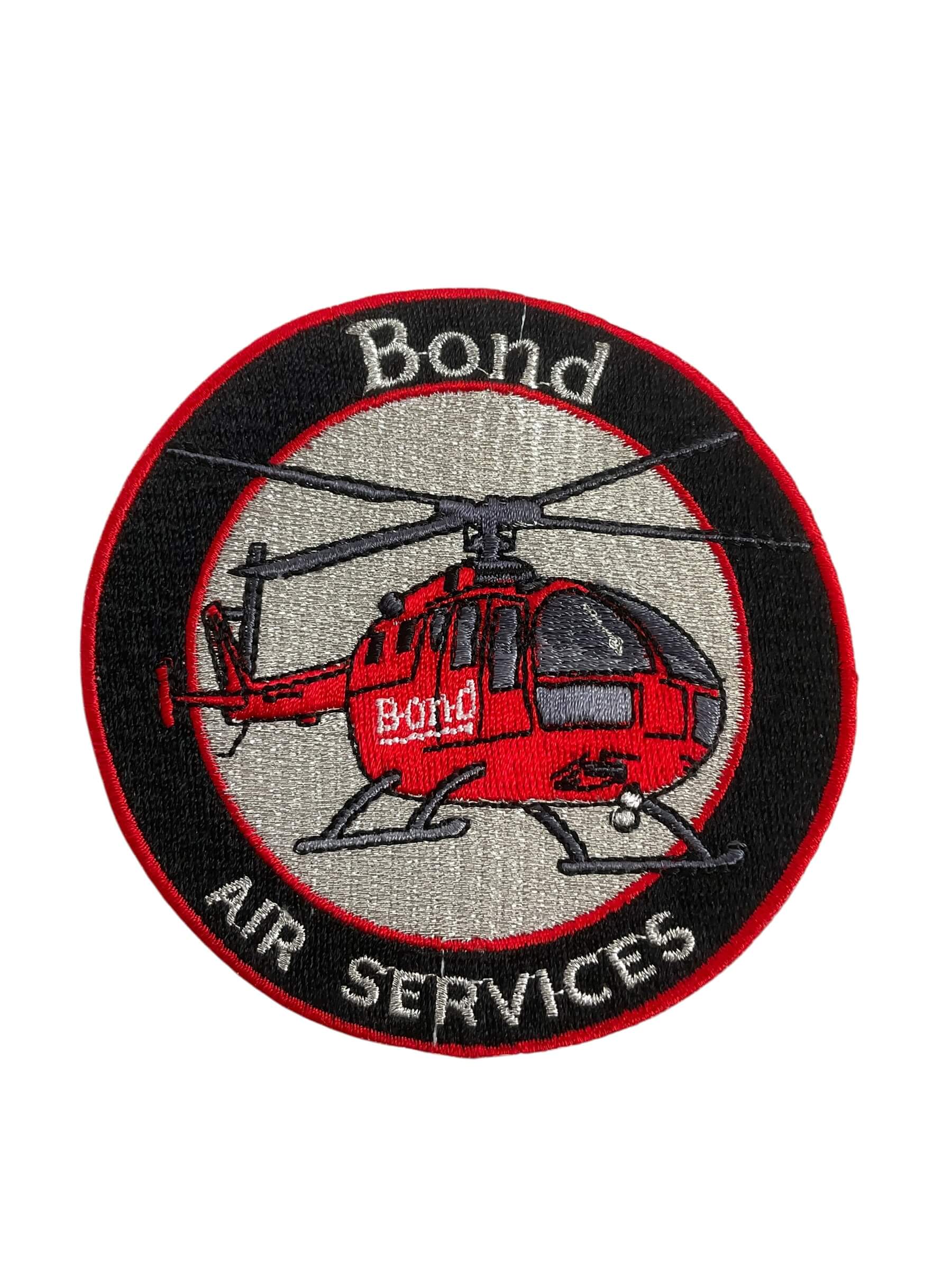 United Kingdom Bond Air Services Helicopter Patch United Kingdom Bond Air Services Helicopter Patch