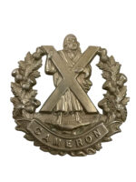 WW2 British Cameron Highlanders Cap Badge