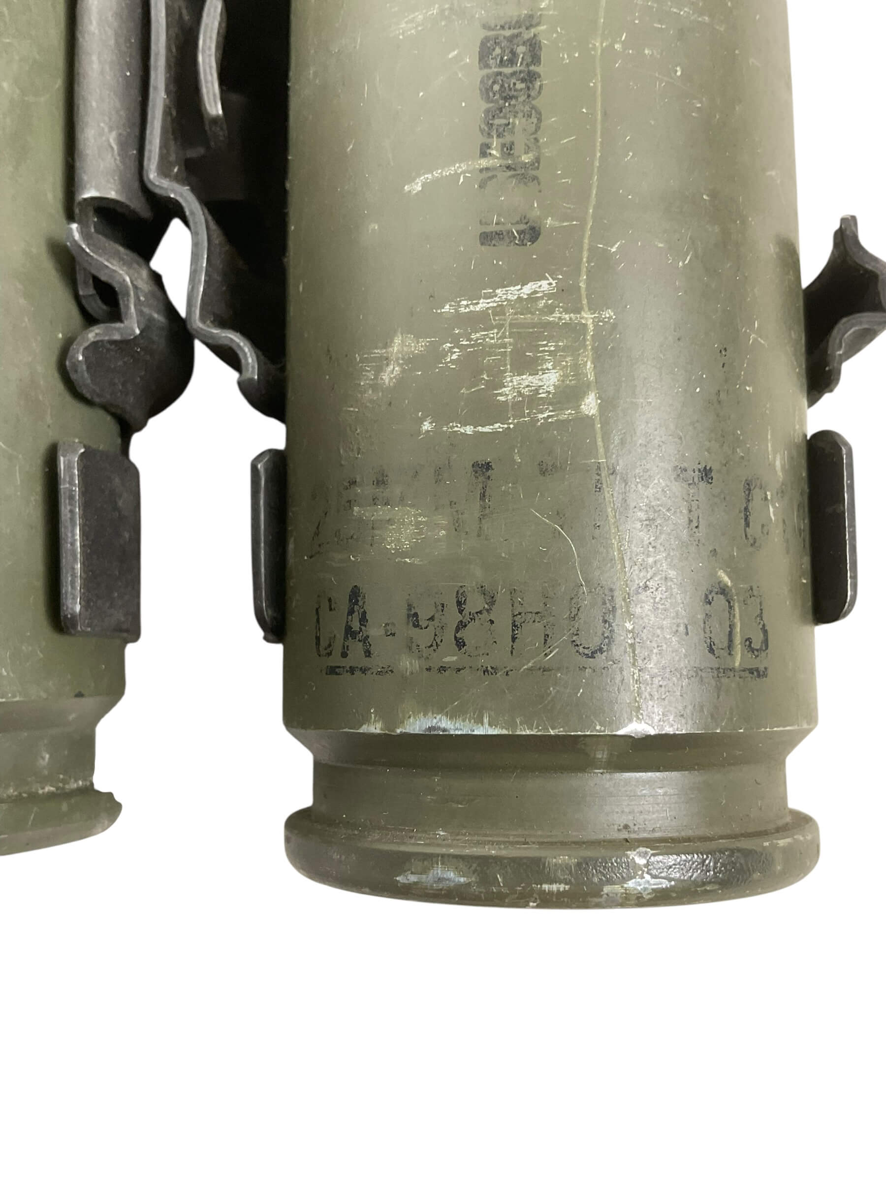Canadian Forces 25mm LAV Rounds With 3D Printed Heads X 4 INERT Canadian Forces 25mm LAV Rounds With 3D Printed Heads X 4 INERT