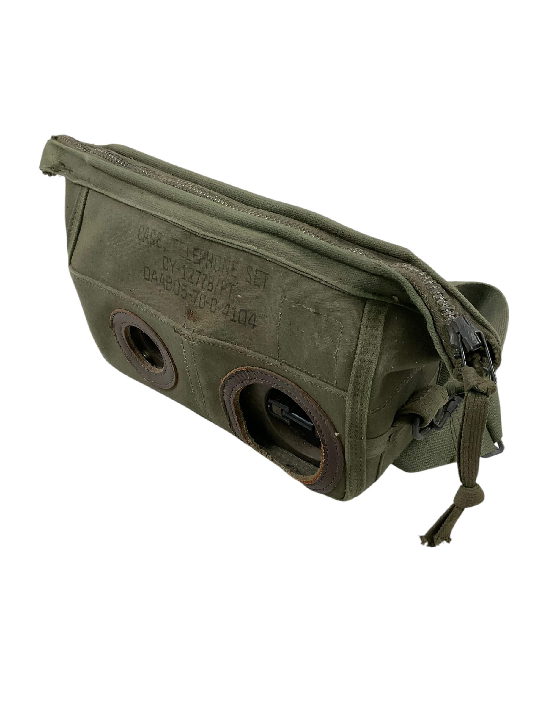 US Army Vietnam TA-43/PT Field Telephone Set In Case US Army Vietnam TA-43/PT Field Telephone Set In Case
