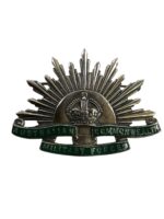 WW2 Australian Commonwealth Military Forces Officer's Cap Badge Made in England