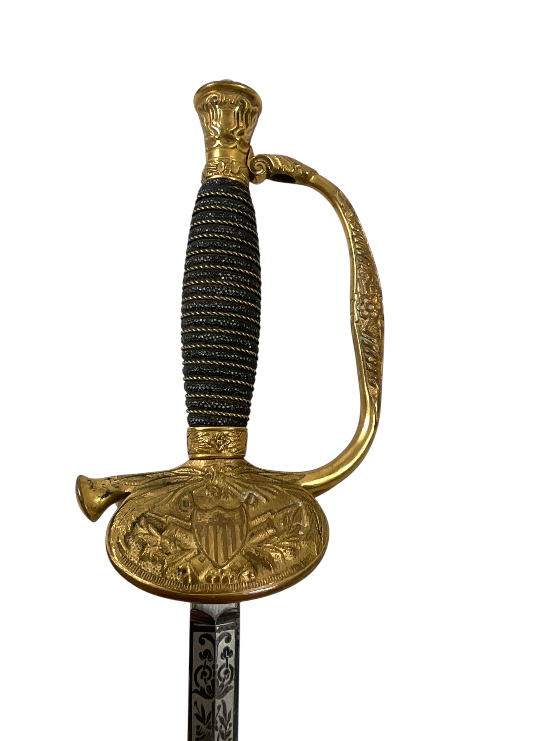 US 1860 Staff and Field Officer's Sword With Scabbard US 1860 Staff and Field Officer's Sword With Scabbard