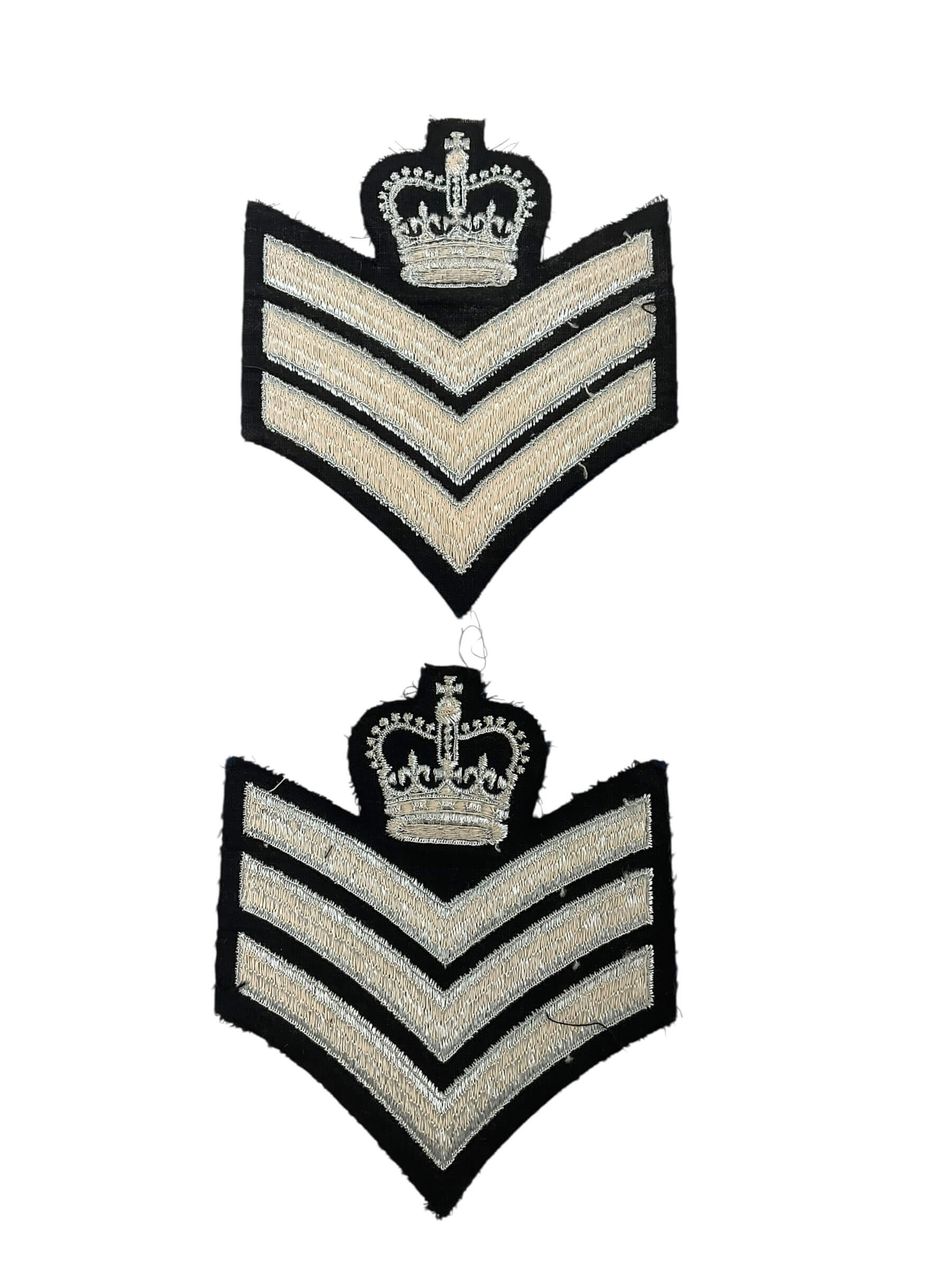 Canadian RCAF Flight Sergeant Rank Insignia Pair Canadian RCAF Flight Sergeant Rank Insignia Pair