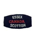 WW2 Canadian Essex Scottish Canada Shoulder Title Insignia Single (2) WW2 Canadian Essex Scottish Canada Shoulder Title Insignia Single (2)