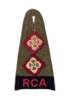 WW2 Royal Canadian Artillery Lieutenant Shoulder Board Insignia Single