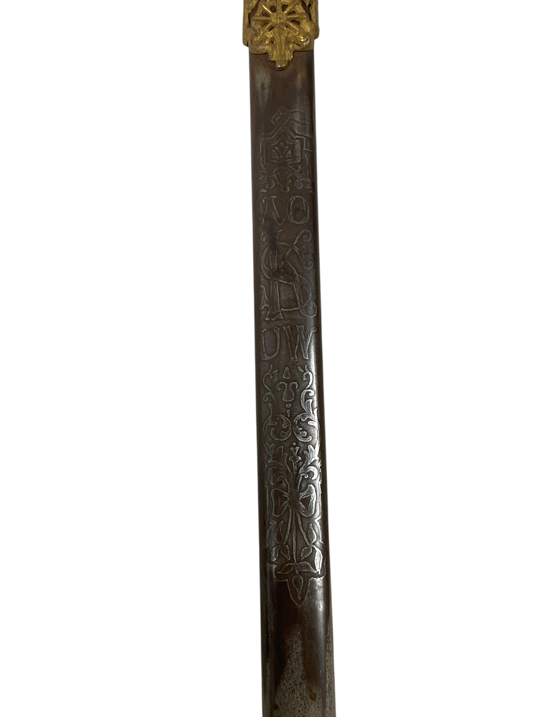 US Masonic Ancient Order of United Workmen Sword With Scabbard US Masonic Ancient Order of United Workmen Sword With Scabbard