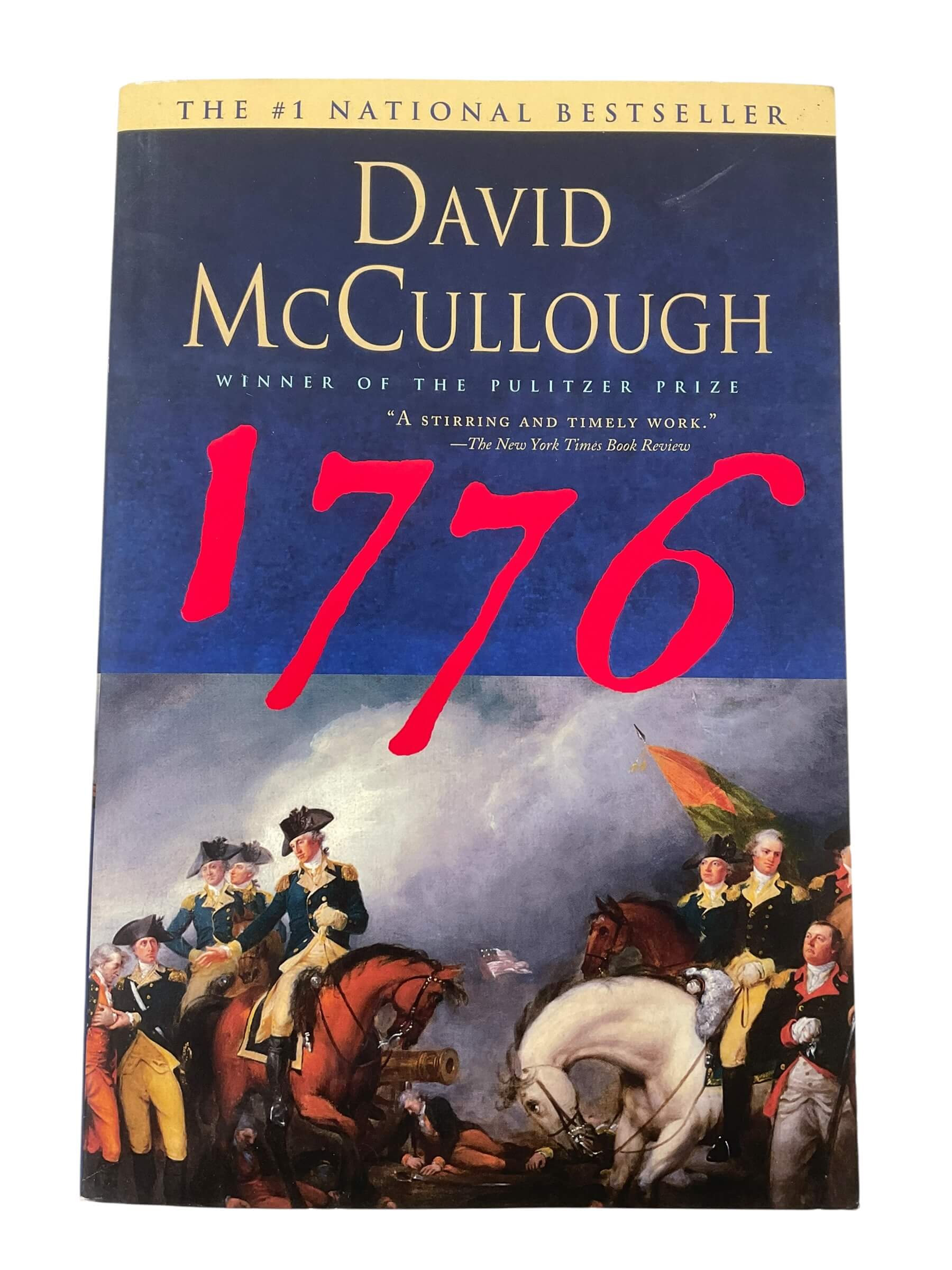 US Rev War 1776 David McCullough Used Softcover Reference Book US Rev War 1776 David McCullough Used Softcover Reference Book