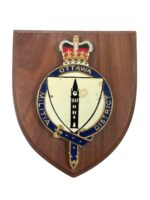 Canadian Ottawa Militia District Wooden Plaque 7" X 6"