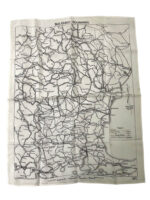WW2 British RAF Silk Escape Map Bulgaria-Romania 17" X 21" Air Ministry No 7317