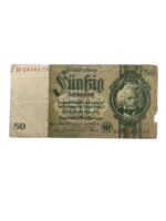German 50 Reichsmark Banknote Dated 1933