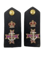 Canadian RCN Navy Chaplain Shoulder Boards Insignia Pair