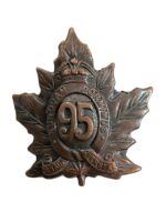 WW1 Canadian CEF 95th Battalion Collar Insignia Single