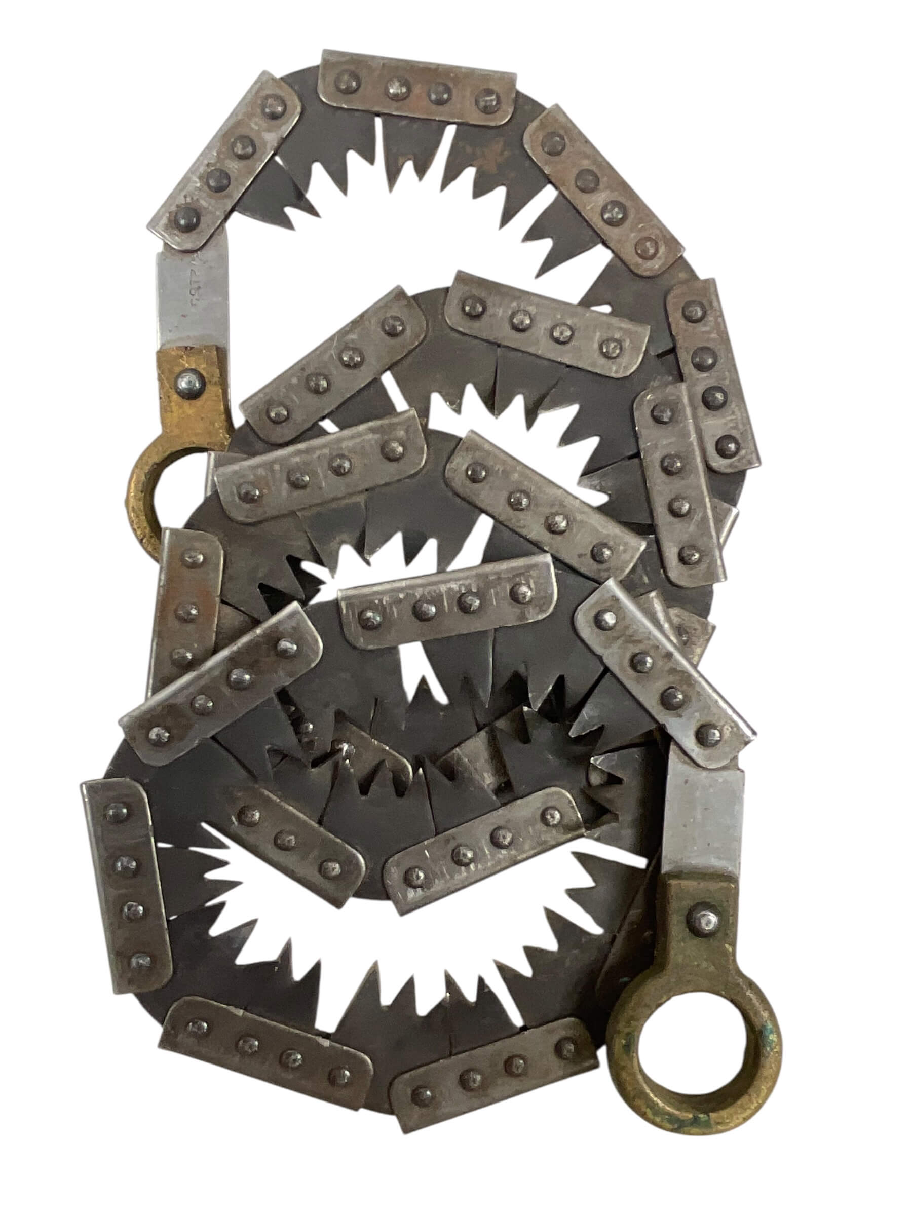 WW2 British Collapsible Saw Dated 1944 In 1943 Dated Pouch WW2 British Collapsible Saw Dated 1944 In 1943 Dated Pouch